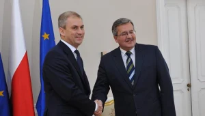 Grzegorz Napieralski i Bronisław Komorowski / fot. J. Turczyk