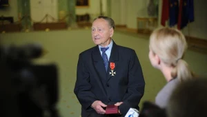 Uczestnik obrony Tobruku podczas II wojny światowej Stanisław Mroszczak, fot. Jacek Turczyk