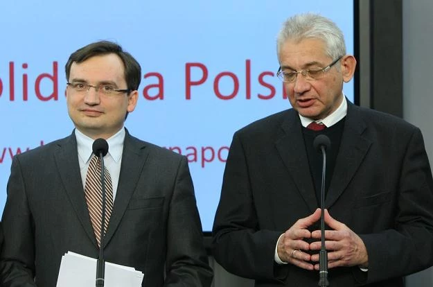 Zbigniew Ziobro i Ludwik Dorn, fot. S. Kowalczuk Zbigniew Ziobro i Ludwik Dorn, fot. S. Kowalczuk