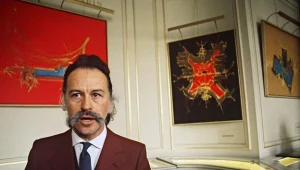 Georges Mathieu na zdjęciu archiwalnym z 1971 r.