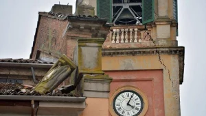 Jeden ze zniszczonych włoskich kościołów