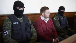 Marcin P. w Sądzie Rejonowym w Gdańsku, fot. Adam Warżawa