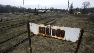 Stacja kolejowa w Sobiborze. Fot. REUTERS/Peter Andrews