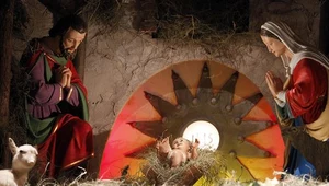 Bożonarodzeniowa szopka w bazylice oo. Franciszkanów w Katowicach-Panewnikach