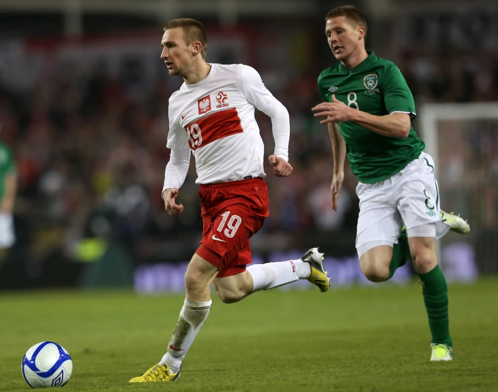 Polscy piłkarze przegrali w towarzyskim meczu w Dublinie z Irlandią 0-2 Polscy piłkarze przegrali w towarzyskim meczu w Dublinie z Irlandią 0-2