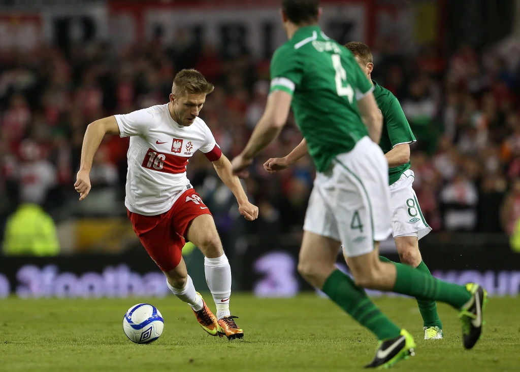Polscy piłkarze przegrali w towarzyskim meczu w Dublinie z Irlandią 0-2 Polscy piłkarze przegrali w towarzyskim meczu w Dublinie z Irlandią 0-2