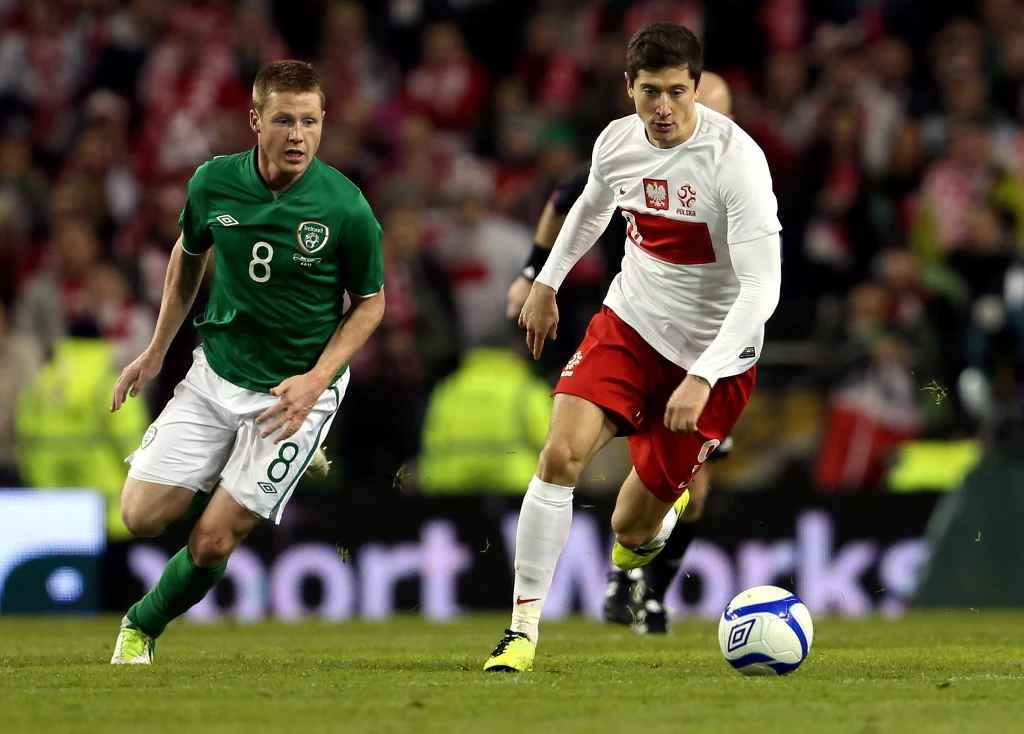 Polscy piłkarze przegrali w towarzyskim meczu w Dublinie z Irlandią 0-2 Polscy piłkarze przegrali w towarzyskim meczu w Dublinie z Irlandią 0-2