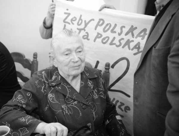 Anna Walentynowicz, działaczka Wolnych Związków Zawodowych, Dama Orderu Orła Białego, fot. M. Rozbicki