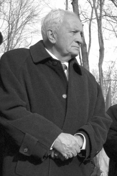 Andrzej Sariusz-Skąpski, polski działacz społeczny, prezes Federacji Rodzin Katyńskich, fot. Leszek Kasprzak