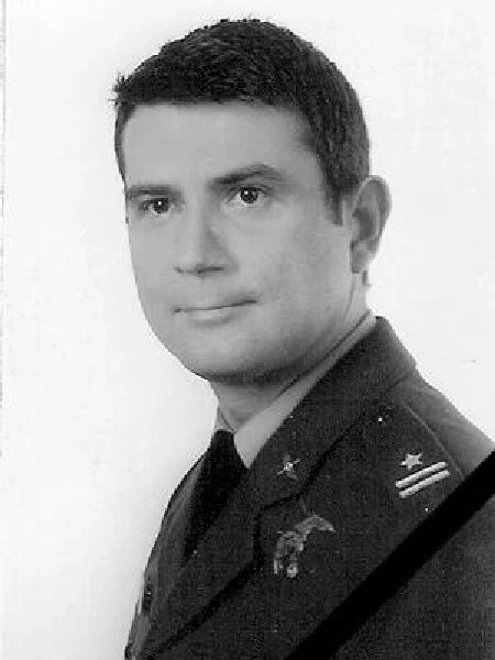 Mjr pil. Robert Marek Grzywna, członek załogi samolotu prezydenckiego