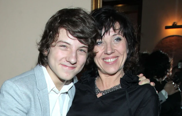 Kuba Gąsowski z mamą Hanną Śleszyńską