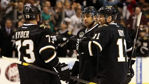Michael Ryder, Trevor Daley i Derek Roy z Dallas Stars