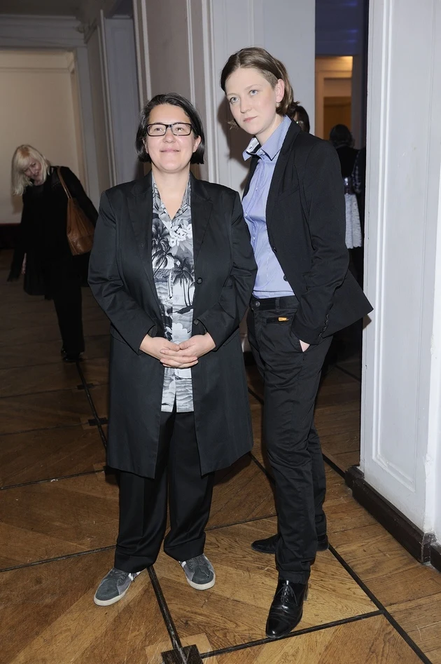 Kasia Adamik z partnerką Kasia Adamik z partnerką