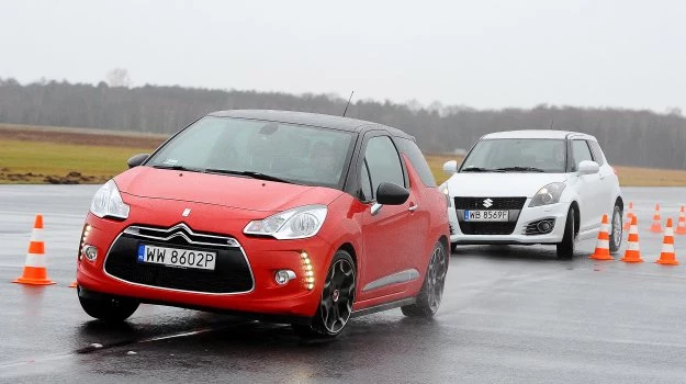 Suzuki Swift Sport zapewnia nieco większą frajdę na równej nawierzchni, ale na co dzień lepiej spisuje się Citroën DS3.