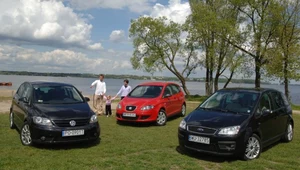 Używane: Ford C-Max, Seat Altea, Volkswagen Golf Plus