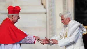 Benedykt XVI i kard. Angelo Scola