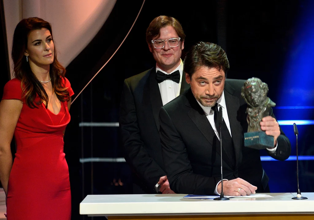 Javier Bardem podczas gali w Madrycie Javier Bardem podczas gali w Madrycie