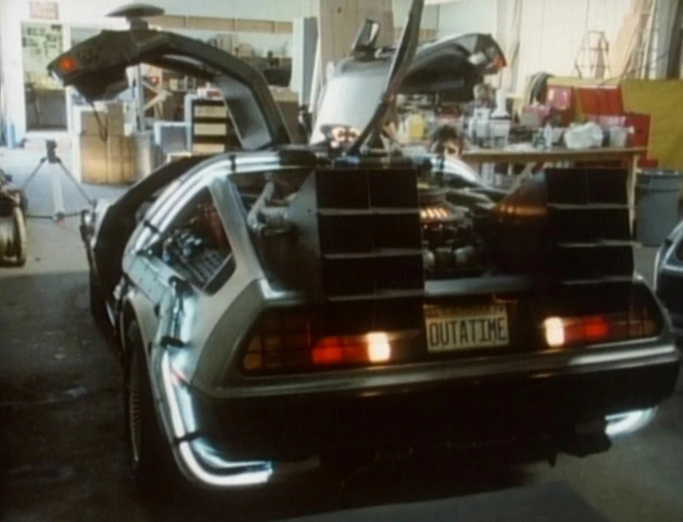 Zdjęcie z planu filmowego. Rok 1985.