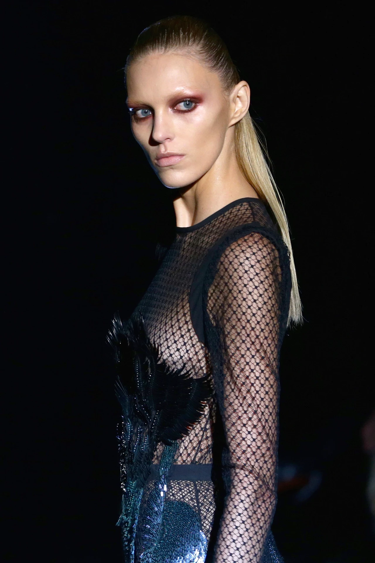 Anja Rubik w pracy Anja Rubik w pracy