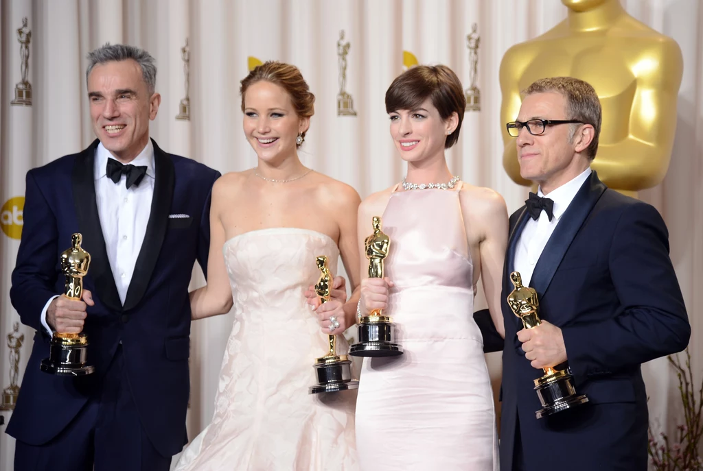 Daniel Day-Lewis, Jennifer Lawrence, Anne Hathaway, Christoph Waltz