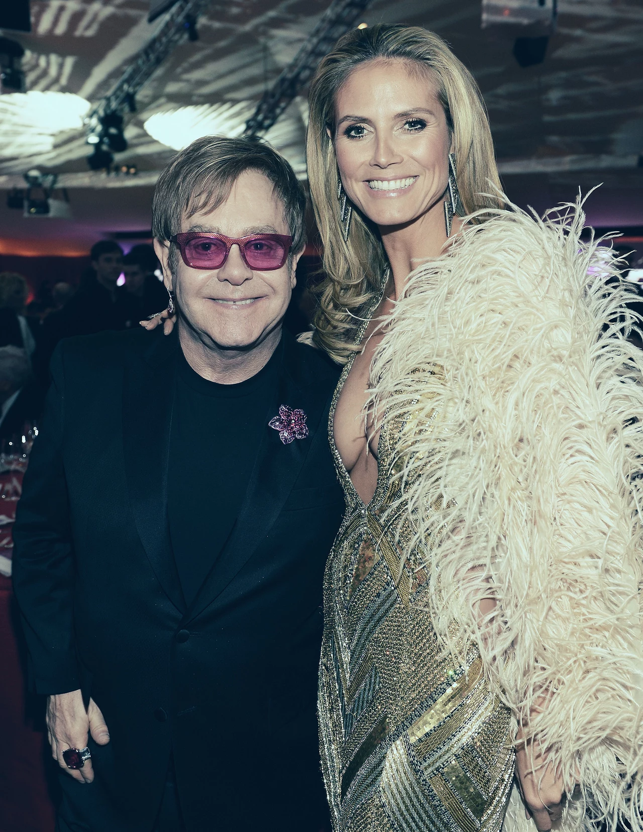 Heidi Klum i Elton John Heidi Klum i Elton John