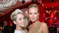 Heidi Klum i Miley Cyrus