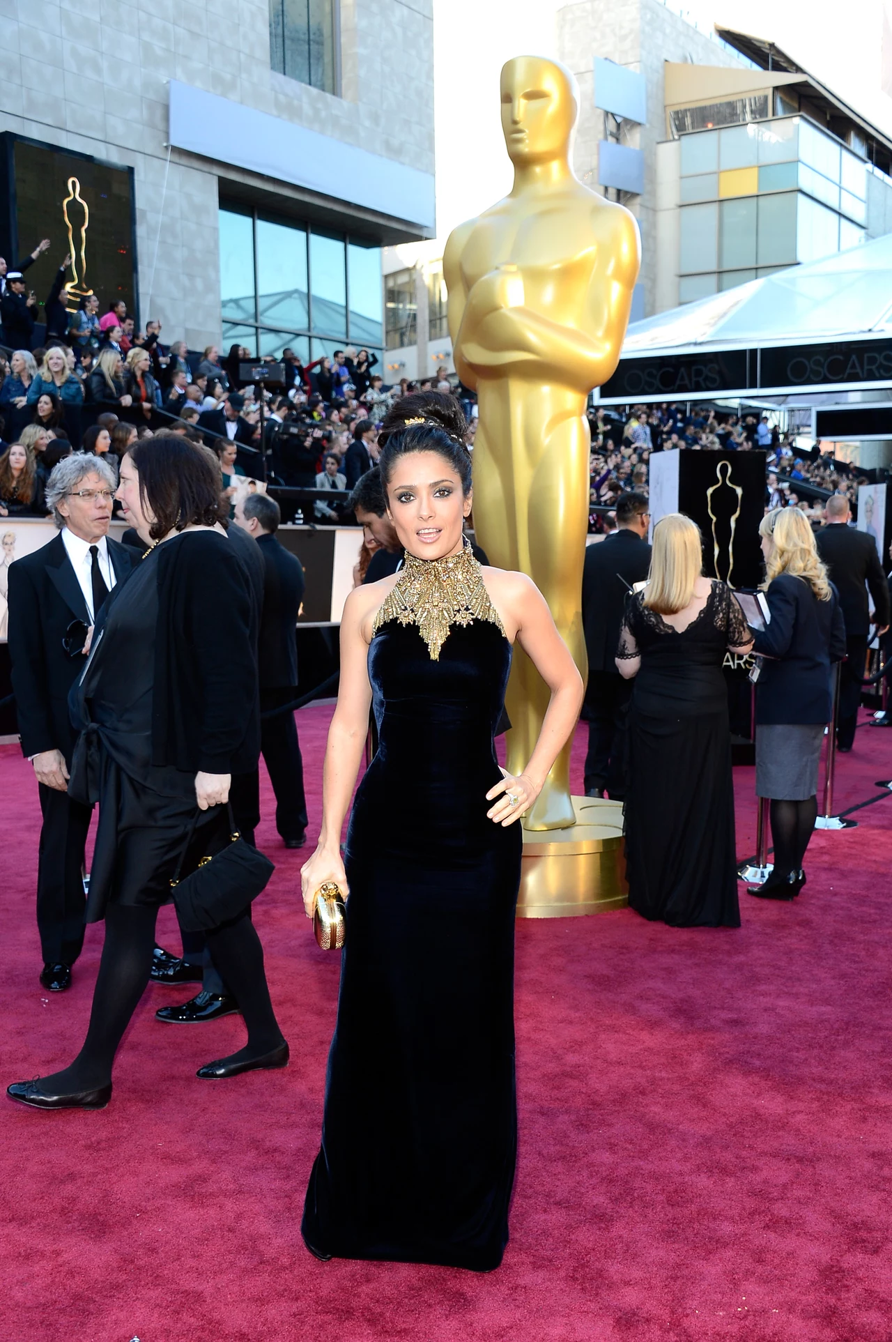 Salma Hayek w sukni Alexandra McQueena Salma Hayek w sukni Alexandra McQueena