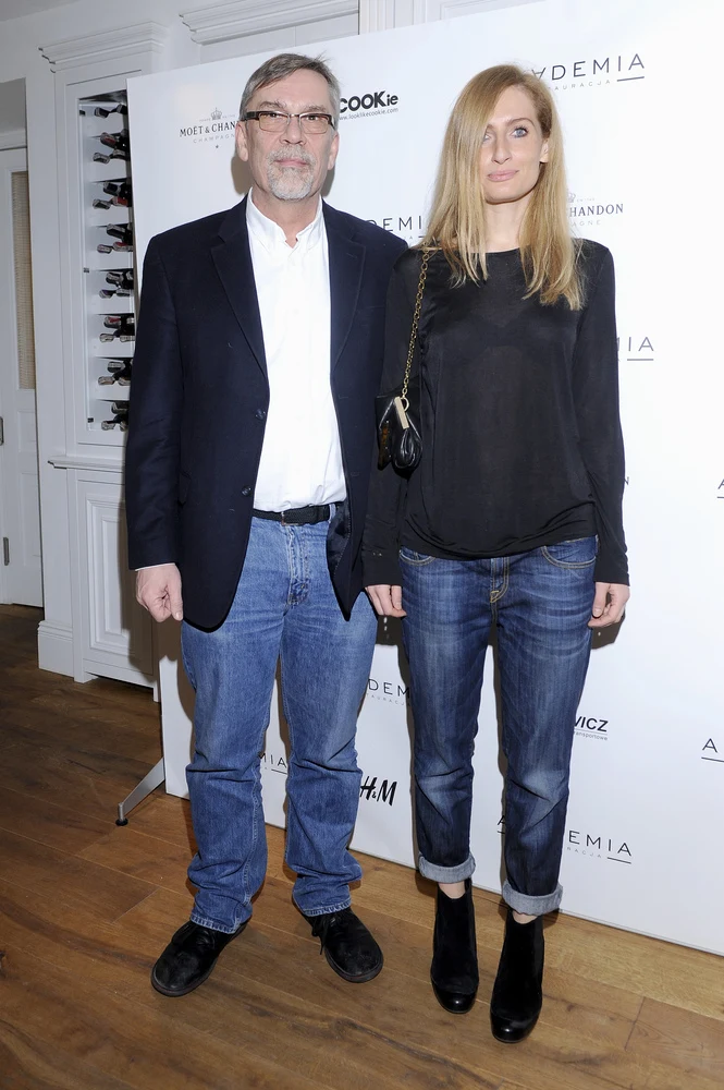 Jacek Żakowski z żoną Magdą