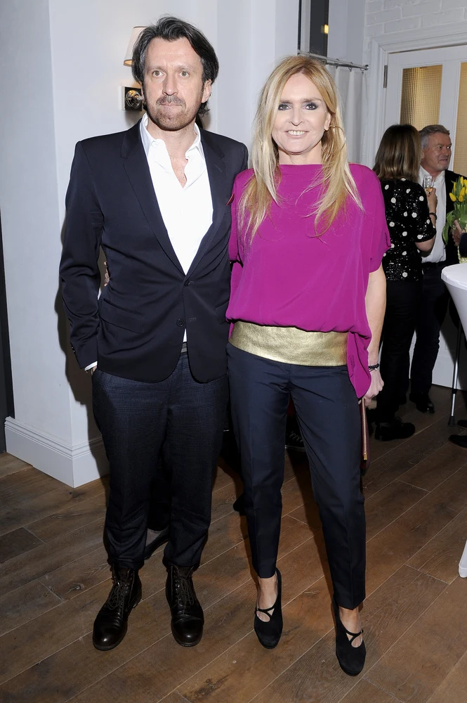 Monika Olejnik z partnerem Tomaszem Ziółkowskim