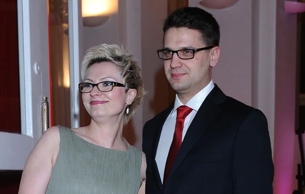 Mariusz Kamiński z żoną Anną
