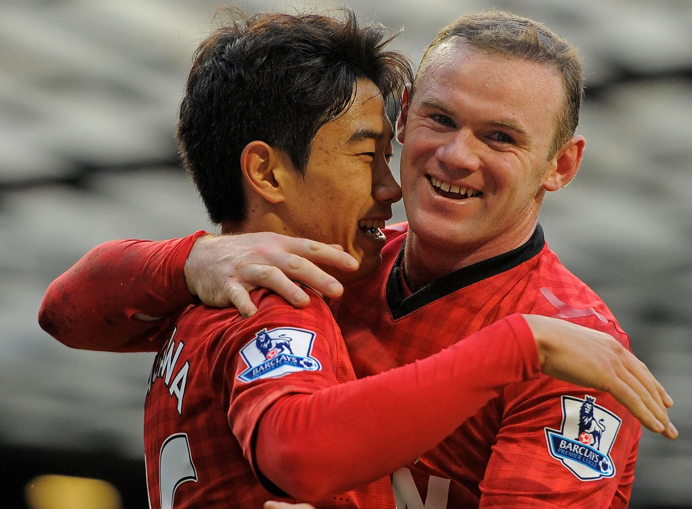 Shinji Kagawa i Wayne Rooney Shinji Kagawa i Wayne Rooney