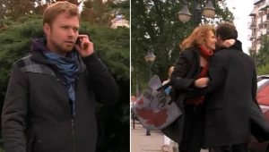 Kiedy kochankowie spotykają się w centrum miasta, przypadkiem widzi ich Daniel!/ Kadr z 1722. odcinka "Na Wspólnej".