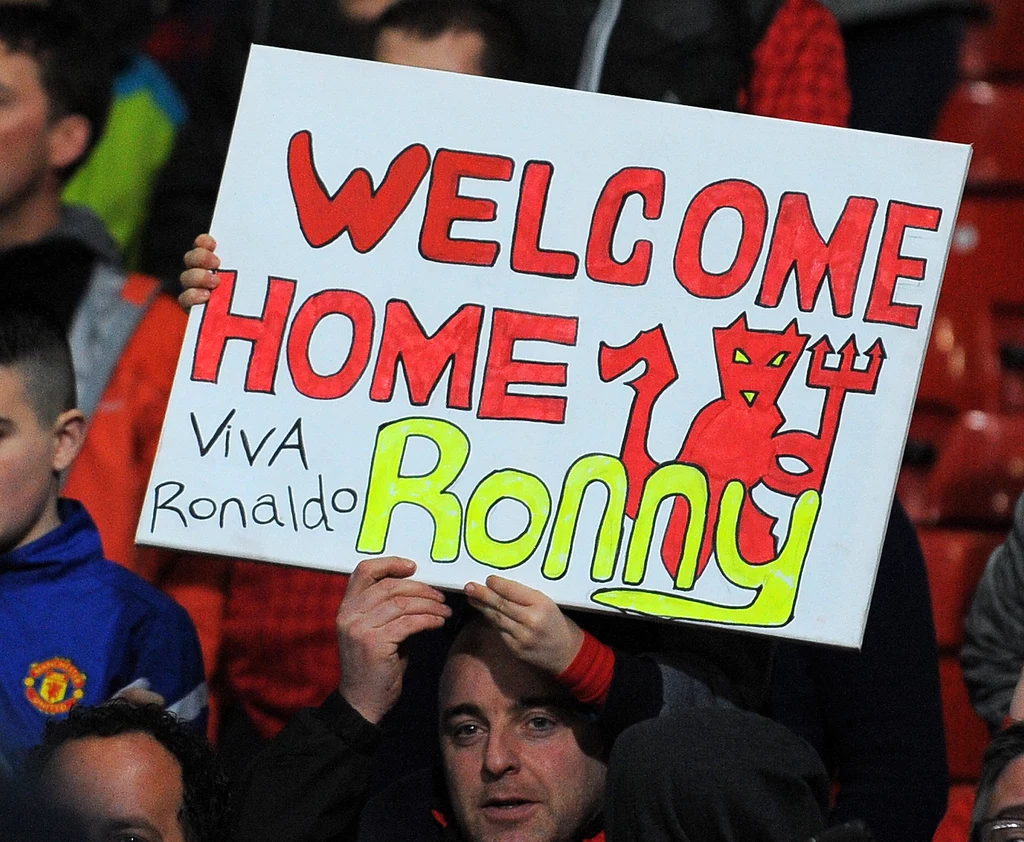Ronaldo powitany był na Old Trafford godnie Ronaldo powitany był na Old Trafford godnie