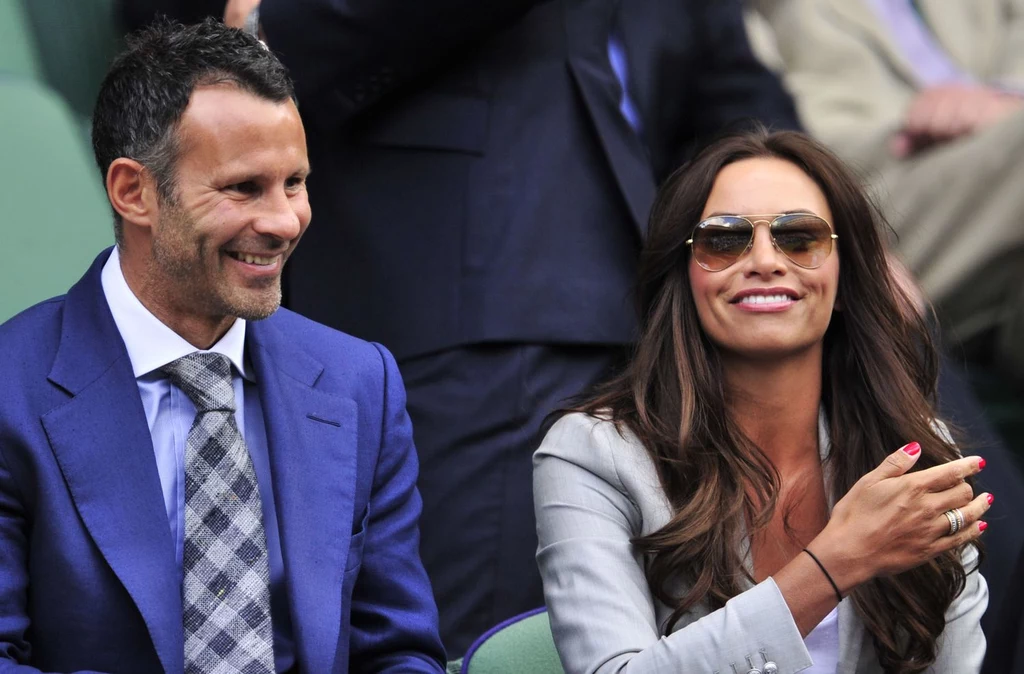 Ryan Giggs i jego żona Stacey Cooke