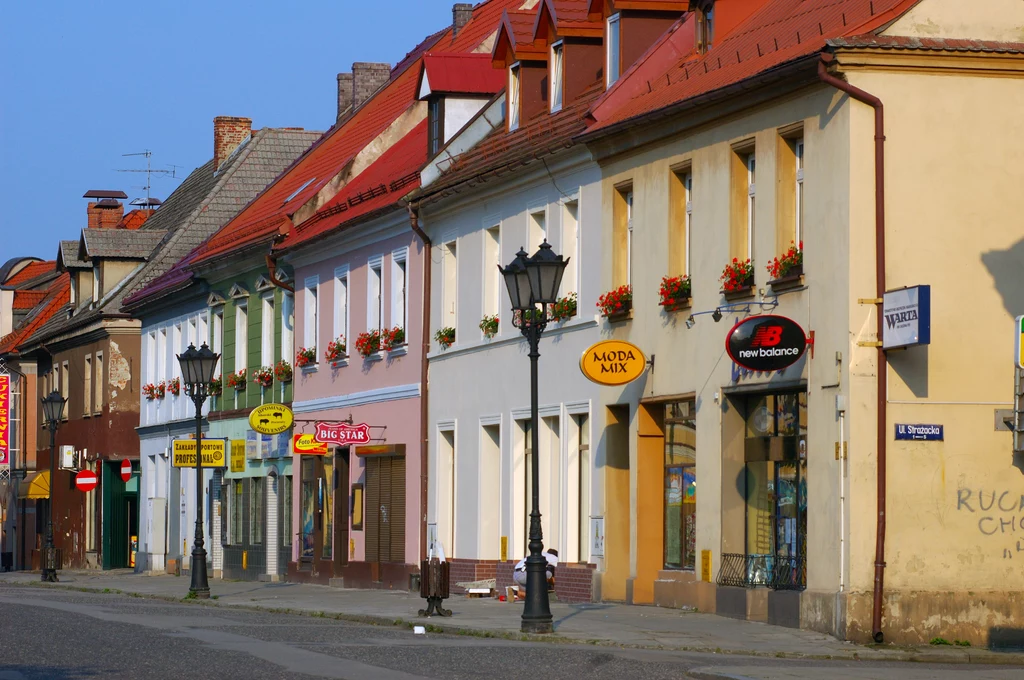 Kamienice na rynku w Pszczynie