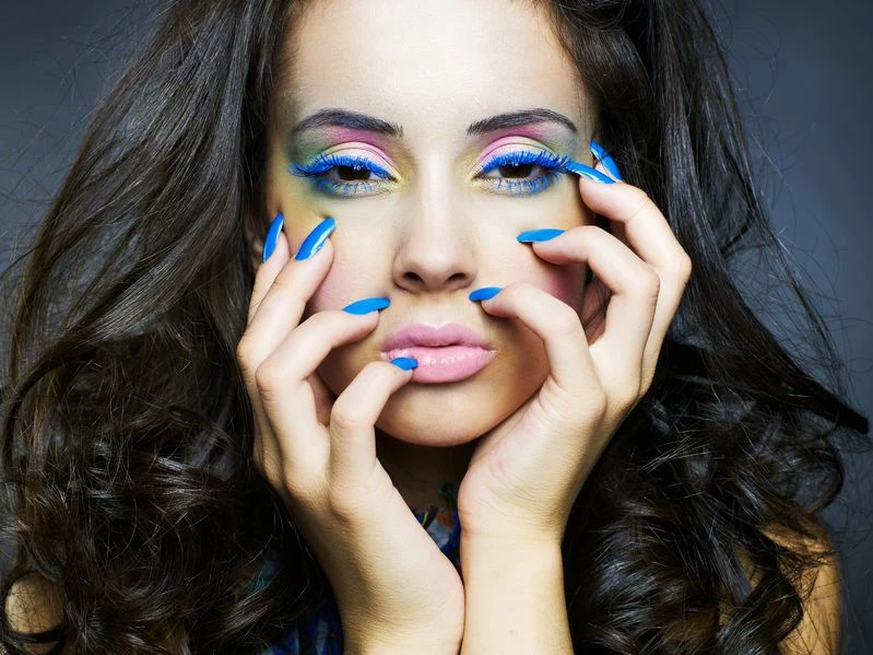 Manicure w kolorze nieba Manicure w kolorze nieba