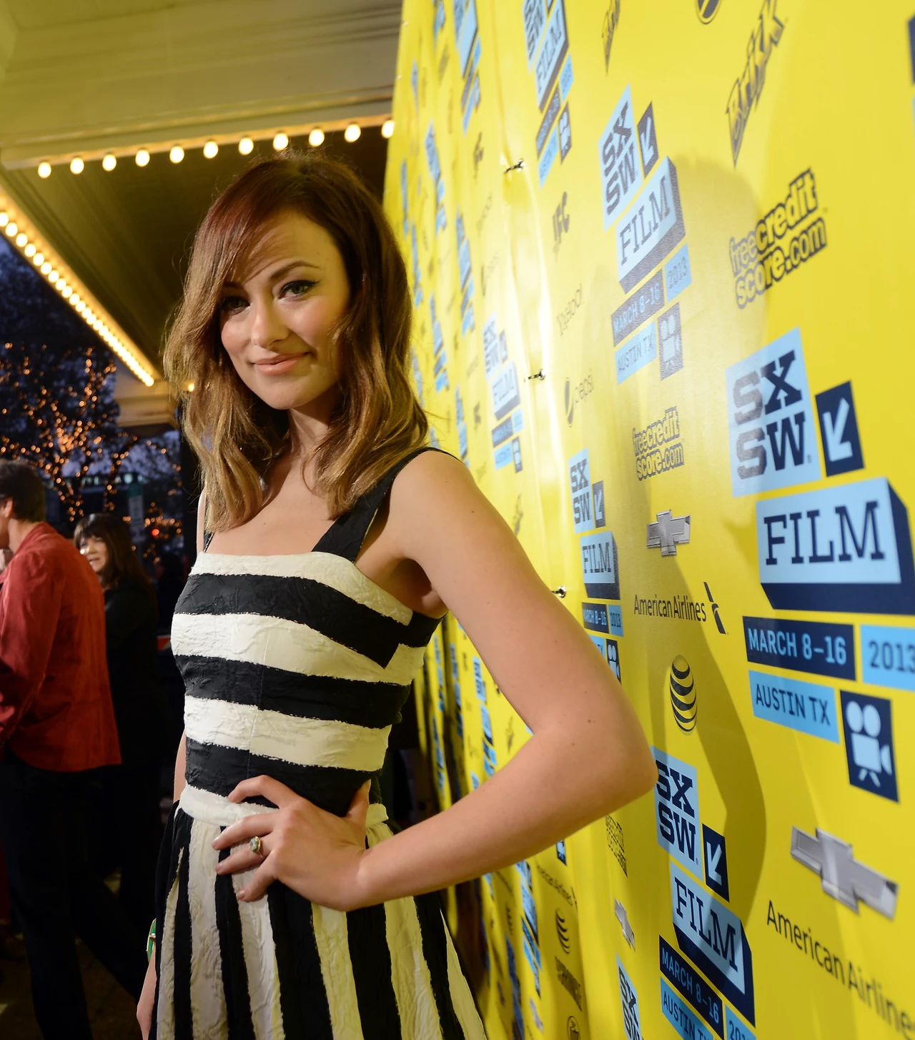 Olivia Wilde podczas promocji filmu Niewiarygodny Burt Wonderstone Olivia Wilde podczas promocji filmu Niewiarygodny Burt Wonderstone