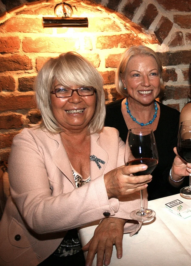 Nina Terentiew i Bożena Dykiel