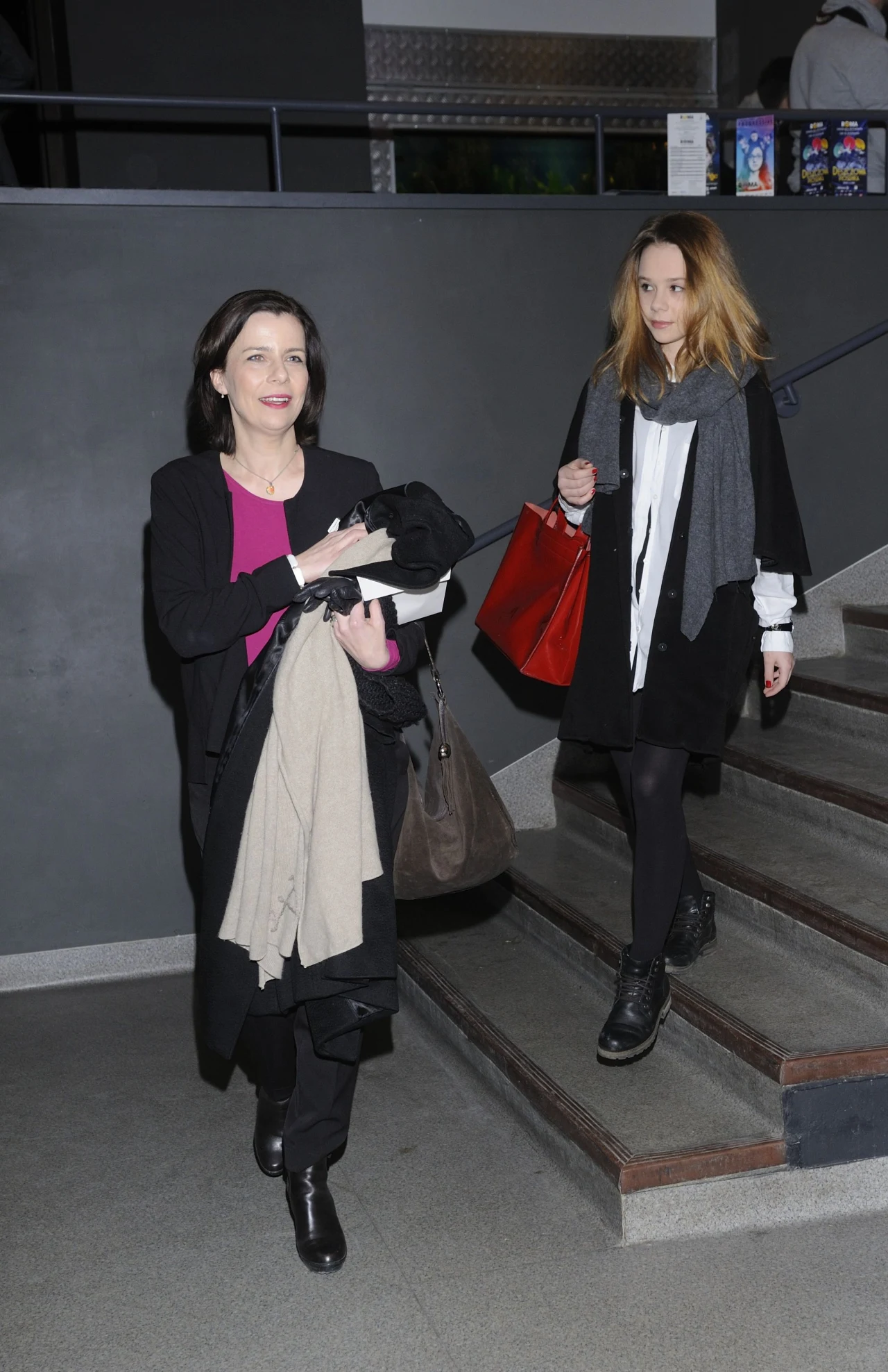 Agata Kulesza z córką Marianną Agata Kulesza z córką Marianną