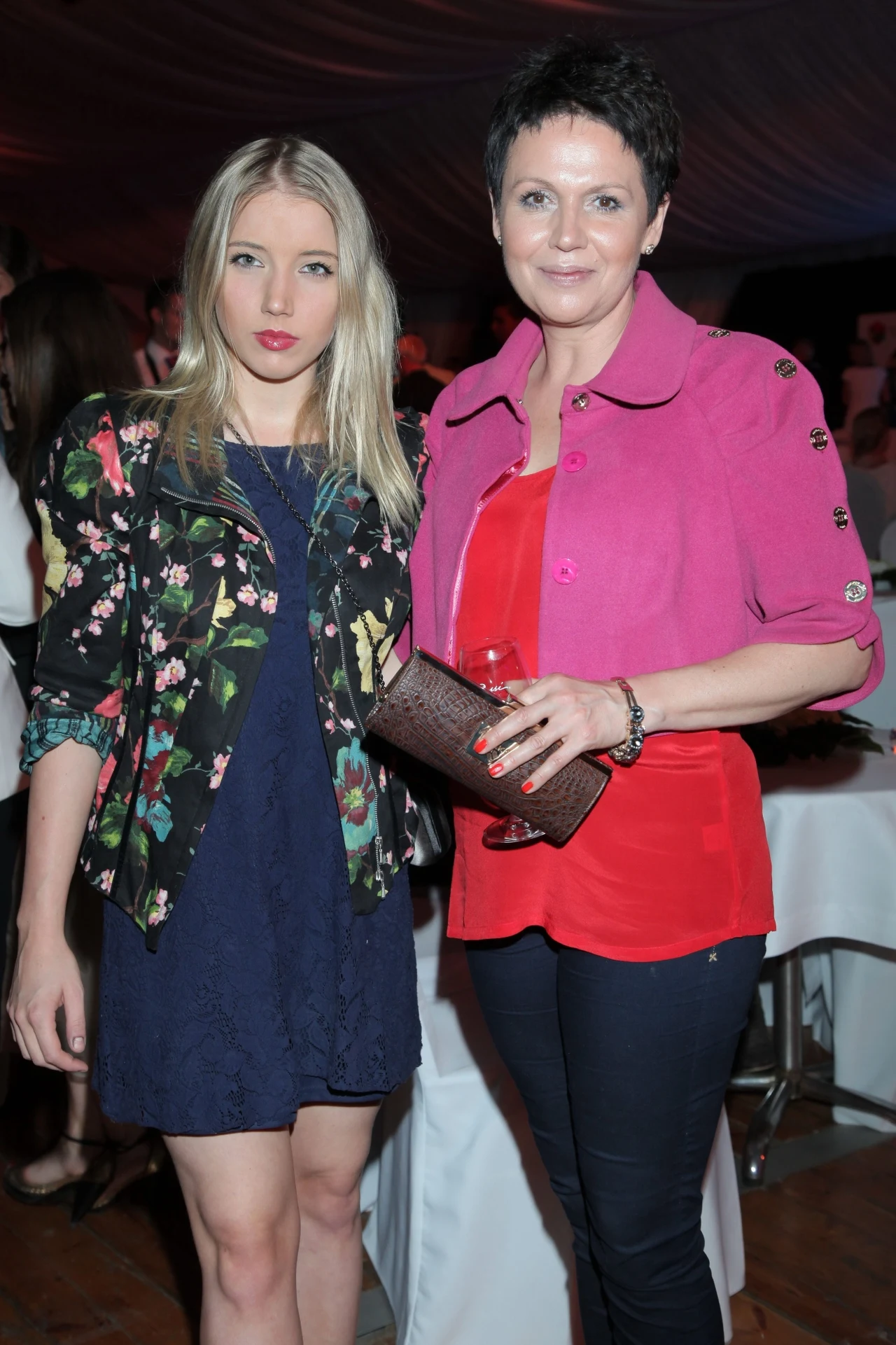 Małgorzata Pieńkowska z córką