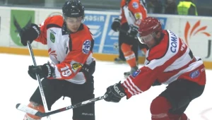 Damian Kapica (z lewej) z JKH GKS-u