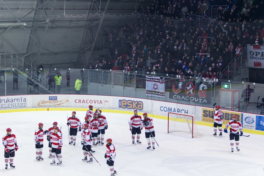 Comarch Cracovia - JKH GKS 2-1 (1-0, 0-1, 0-0, 0-0, 2-1)