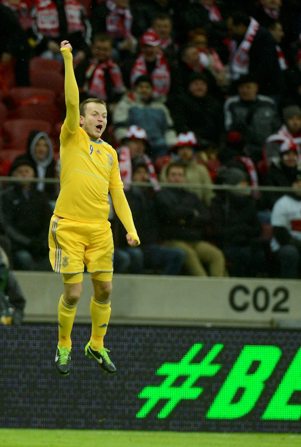 Piłkarz reprezentacji Ukrainy Ołeh Husiew