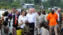 Angelina Jolie w Afryce /fot. AFP/Foreign Office/Iggy Roberts