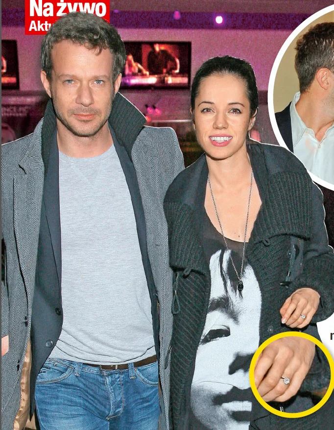 Narzeczona Grzegorza Małeckiego z pierścionkiem zaręczynowym