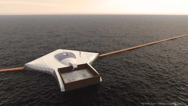 Ocean Cleanup Array.   Fot. boyanslat.com