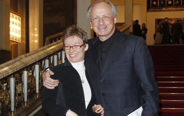 Paweł Wawrzecki z córką Paweł Wawrzecki z córką