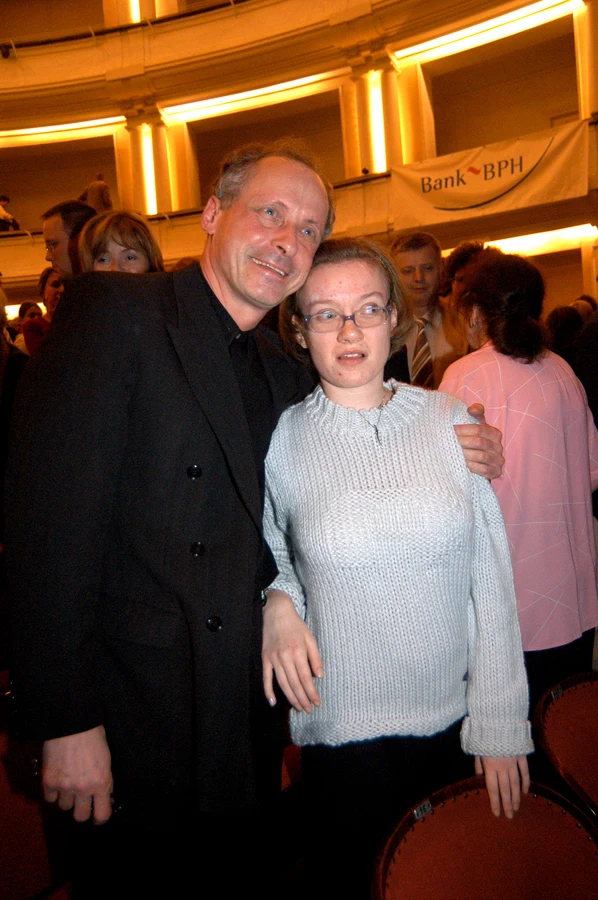 Paweł Wawrzecki z córką kilka lat temu Paweł Wawrzecki z córką kilka lat temu