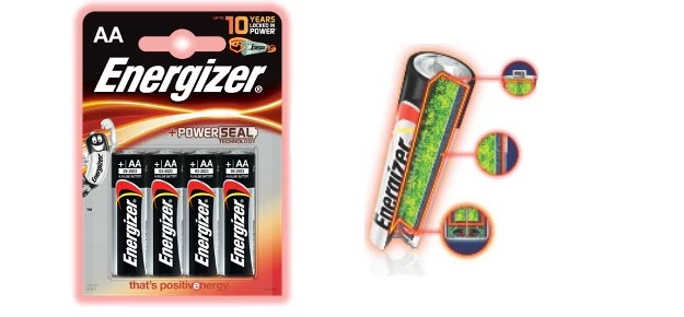 Baterie Energizer z technologią PowerSeal 