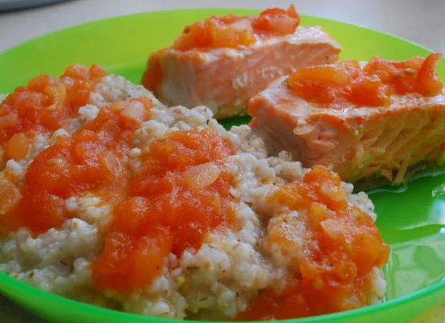 Ryba z kaszą Ryba z kaszą